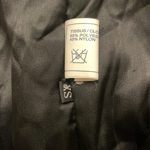 Long sleeve black winter coat - Picture 6 of 6